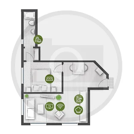In With Wifi شقة ميتمان